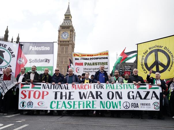 London: 100.000 ljudi na protestu podrške Palestini