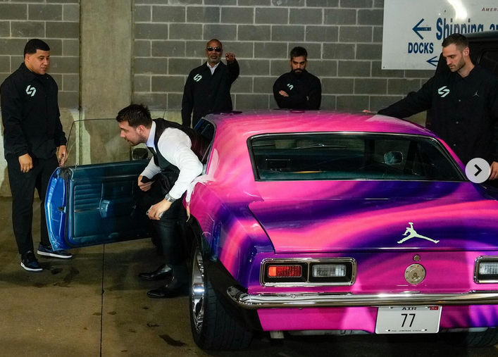Luka Dončić grandioznim automobilom došao na meč