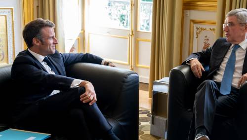 Macron i Bach o učešću Rusa i Bjelorusa na OI 2024.
