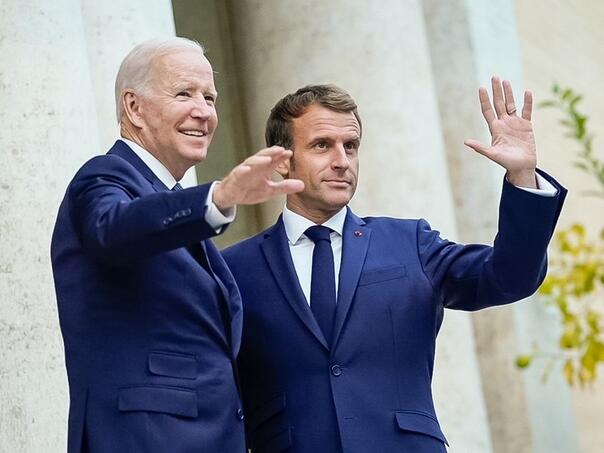 Macron i Biden pozvali na hitnu isporuku humanitarne pomoći Pojasu Gaze