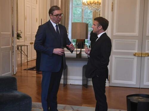 Macron i Vučić: Francuska je 'uvijek bila najbliža u Evropi' Srbiji