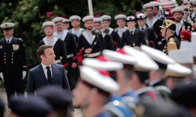 Macron inaugurisan: 