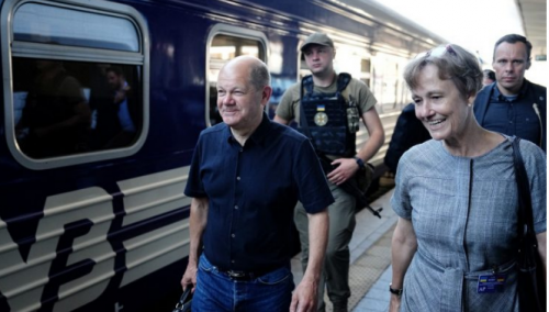 Macron, Scholz i Draghi po prvi put stigli u Kijev