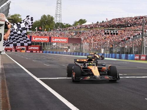 Lando Norris slavio u utrci Formule 1 za Veliku nagradu Mađarske