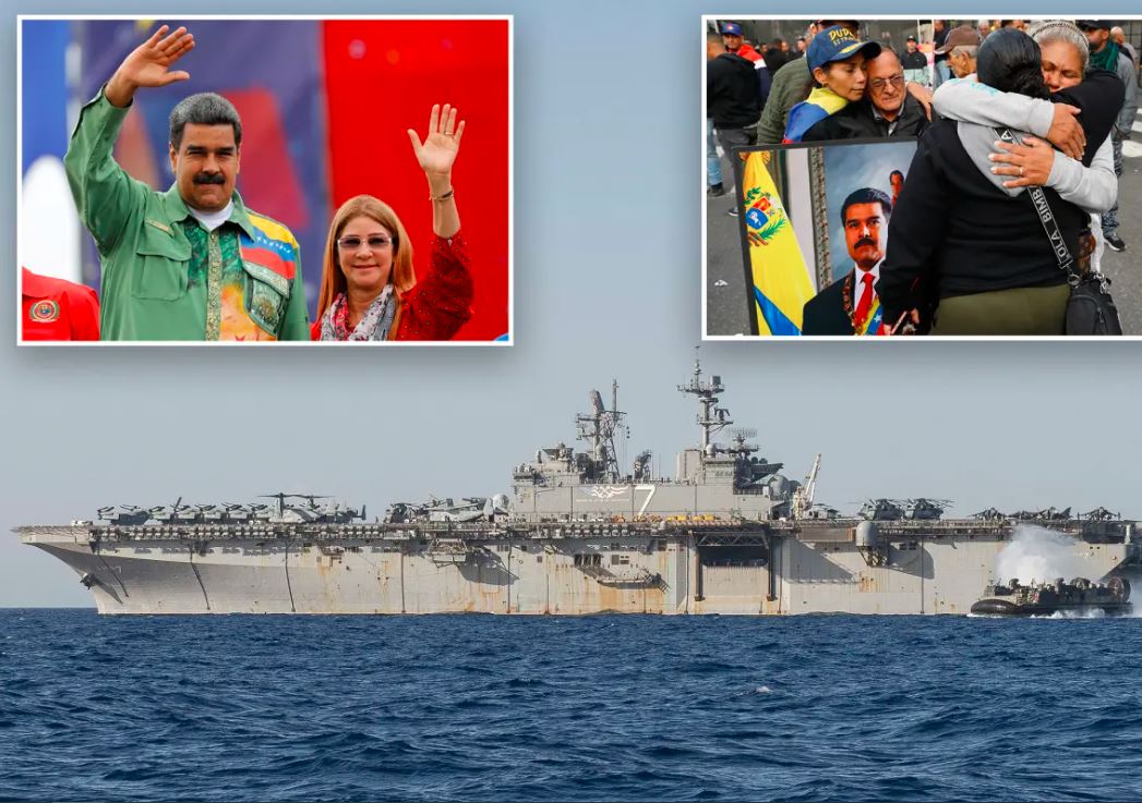 Maduro i njegova supruga putuju na ratnom brodu Iwo Jima