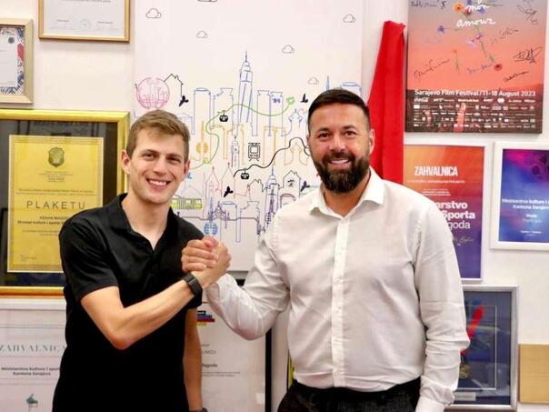 Magoda čestitao bh. reprezentativcu u brzom klizanju na državnom rekordu