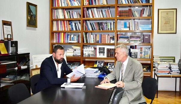 Magoda posjetio Nacionalnu i univerzitetsku biblioteku Bosne i Hercegovine