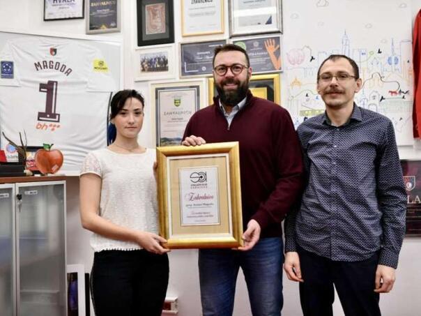 Magoda ugostio bh. reprezentativku u streljaštvu Farah Oneščuk - Značaj podrške mladim talentima