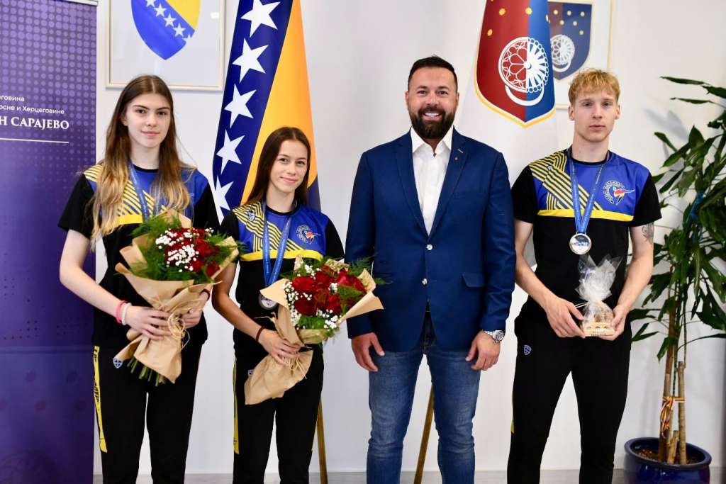 Magoda ugostio bh. taekwandoiste - osvajače tri medalje na seniorskom EP