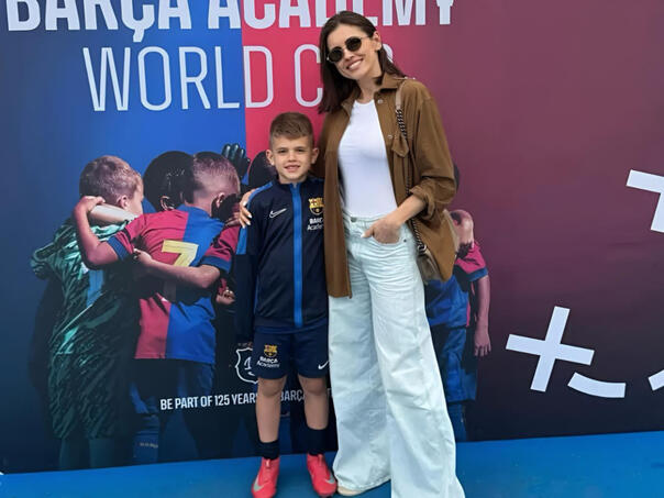 Mali Džeko na Barcinom terenu: Dani korača tamo gdje je njegov otac stvarao historiju