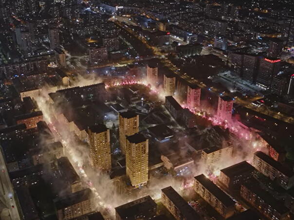 Manijaci bakljadom obilježili 30 godina reintegracije Grbavice