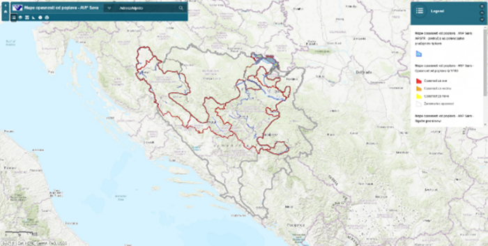 Mape opasnosti i mape rizika od poplava za vodno područje rijeke Save 