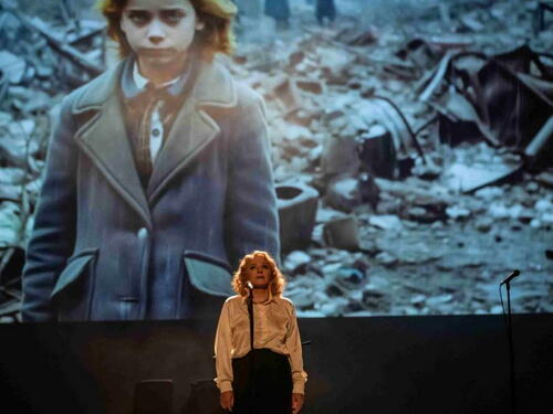 "Marlene Dietrich: pet tačaka optužnice" izvedena na festivalu "Grad teatar" Budva