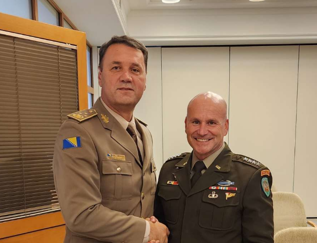 Mašović i Cavoli istakli potrebu i spremnost za jačanje bilateralne saradnje OS BiH i OS SAD-a