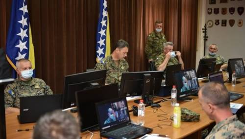 Mašović i komandant USEUCOM-a o realizaciji vježbe 'Immediate Response 21'