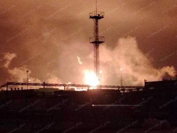 Napad dronovima: Gori jedna od najvećih rafinerija u Rusiji