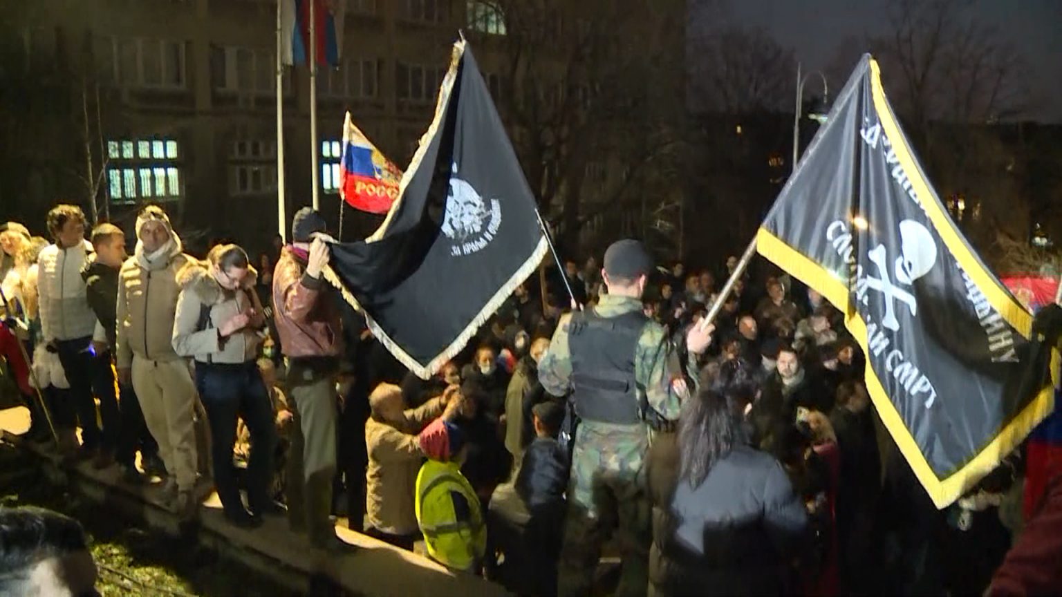 Masovni skup podrške Rusiji u Beogradu