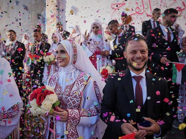 Masovno vjenčanje donosi nadu u Gazi