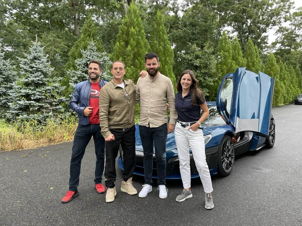 Mate Rimac u društvu holivudskog glumca Roberta Downeyja Jr.