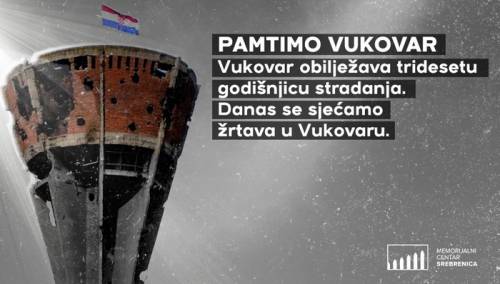 MC Srebrenica: Danas se sjećamo Vukovara