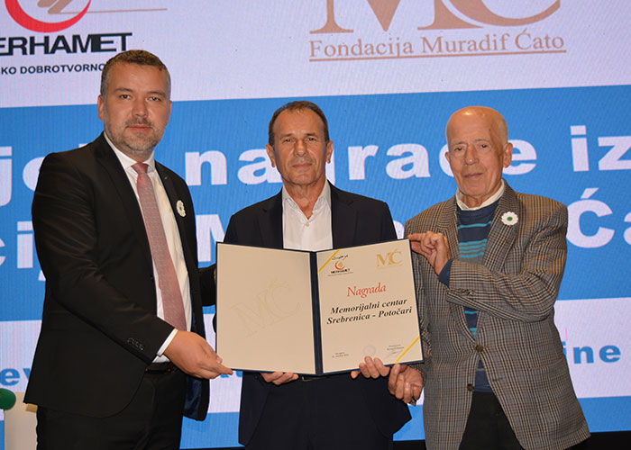 "Merhametova" godišnja nagrada uručena MC Srebrenica - Potočari
