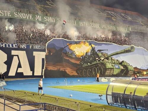 Mediji u Srbiji bijesni zbog koreografije navijača Dinama povodom Oluje