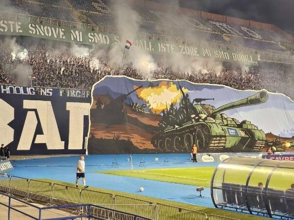 Mediji u Srbiji bijesni zbog koreografije navijača Dinama povodom Oluje