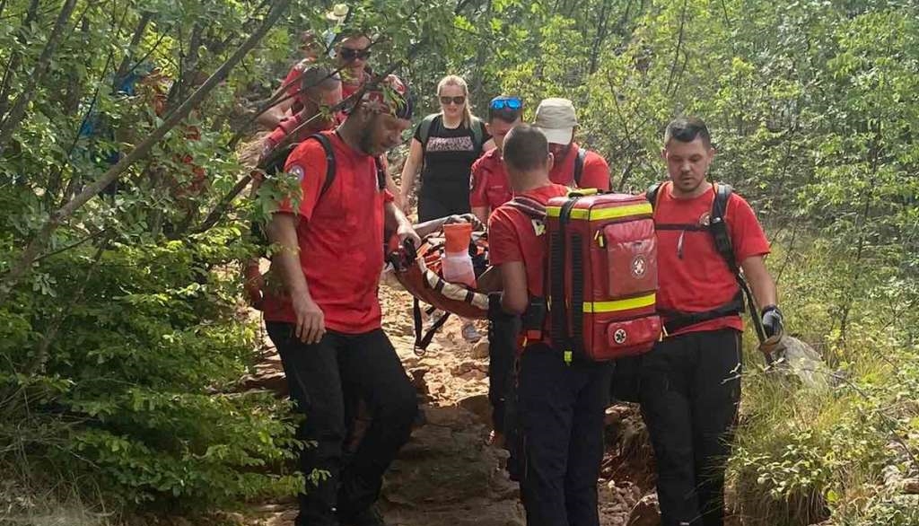 Međugorje: HGSS-ovci spasili povrijeđenu nizozemsku državljanku
