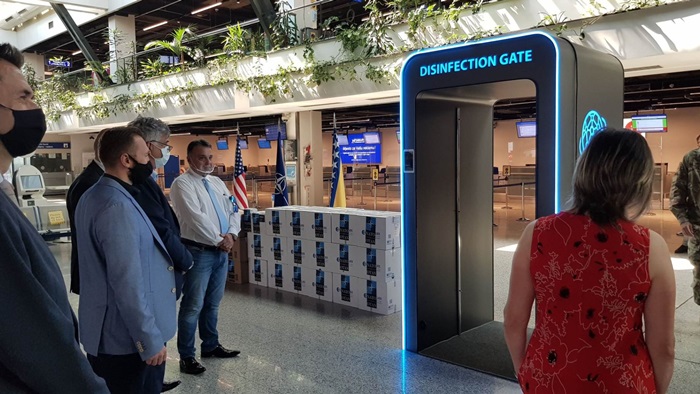 Međunarodni aerodrom Sarajevo dobio dezinfekcioni tunel