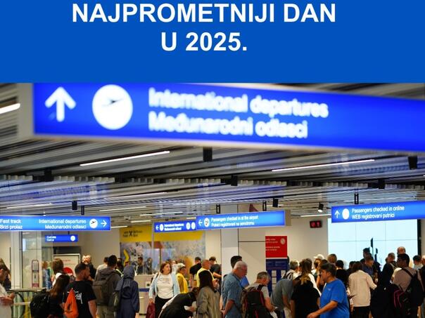 Međunarodni aerodrom Sarajevo objavio podatke: Najprometniji dan ikad