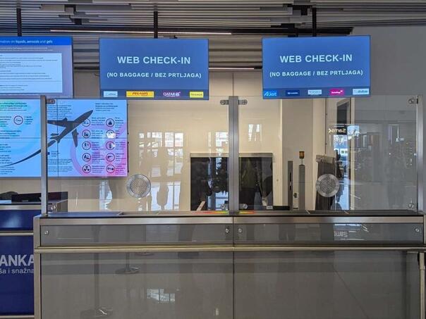 Međunarodni aerodrom u Sarajevu uveo promjenu lokacije kontrole dokumenata