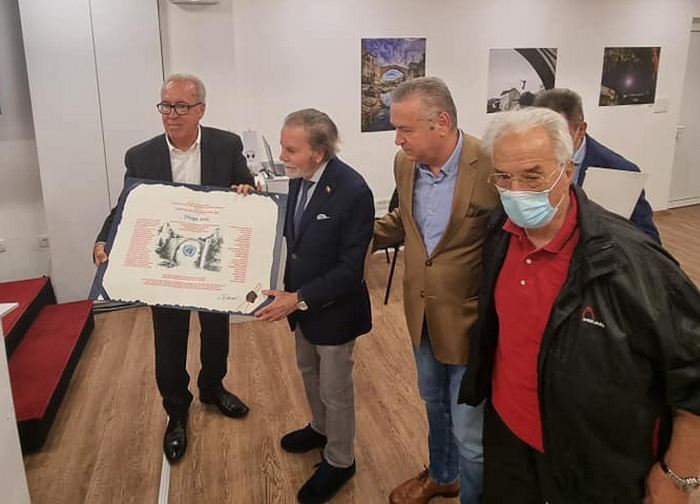 Međunarodno priznanje 'Mostar Peace Connection' uručeno ambasadoru Diegu Arriji