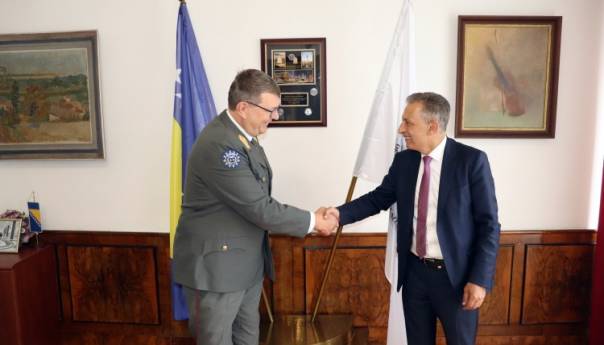 Mehmedagić i komandat Platzer o saradnji OSA-e i EUFOR-a