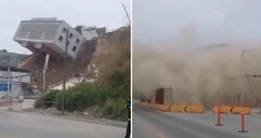 Meksiko: Cijela zgrada se srušila na cestu