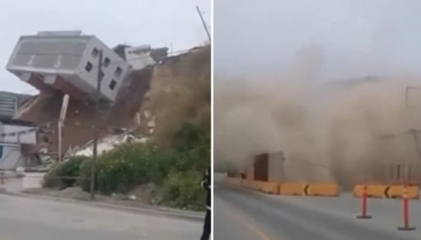 Meksiko: Cijela zgrada se srušila na cestu