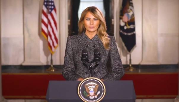 Melania Trump poslala oproštajnu poruku