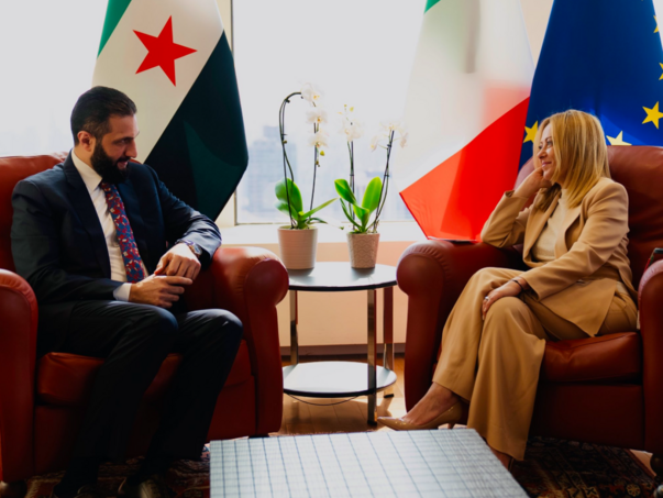 Meloni sa al-Sharom: Podrška stabilnosti i suverenosti Sirije