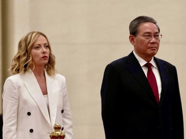 Meloni u posjeti Kini: Potpisala sporazum o privrednoj saradnji