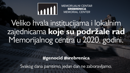 Memorijalni centar Srebrenica zahvalio svima koji podržavaju njihov rad