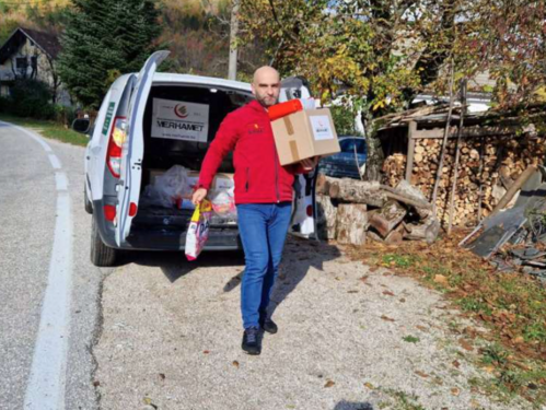 Merhamet Mostar podijelio 450 paketa pomoći u Hercegovini