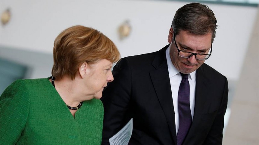Merkel danas u Beogradu s Vučićem