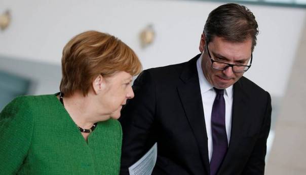 Merkel danas u Beogradu s Vučićem