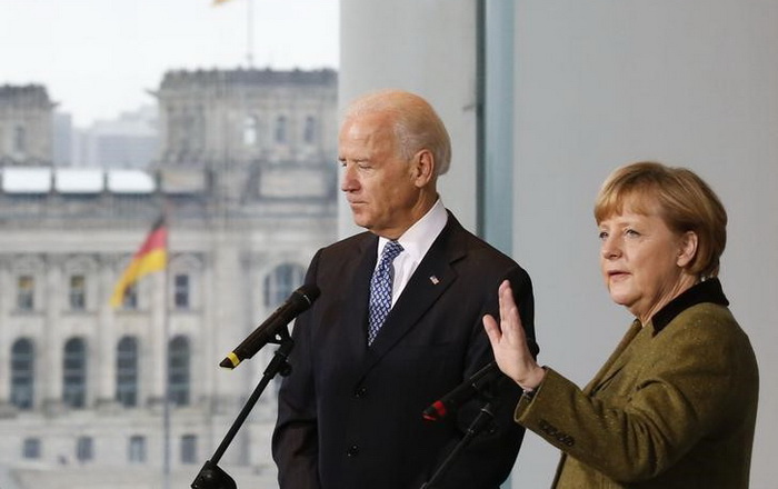 Merkel s Bidenom na sastanku u Bijeloj kući