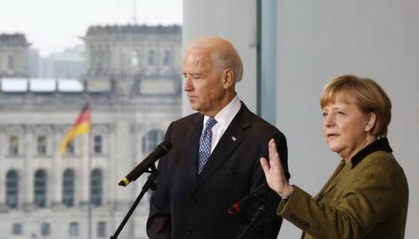 Merkel s Bidenom na sastanku u Bijeloj kući