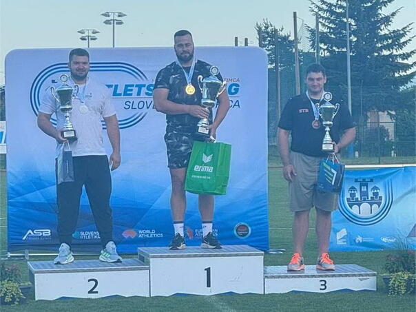 Mesud Pezer s hicem od 19,92 metra pobijedio na mitingu u Slovenskoj Bistrici