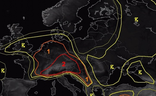 Meteoalarm i Estofex najavili jaku promjenu vremena