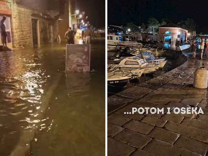 Meteocunami na Hvaru: Turisti bježali, brodovi dirali samo dno