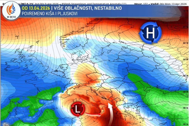 Meteorolozi najavili: U BiH stiže "prljava kiša"