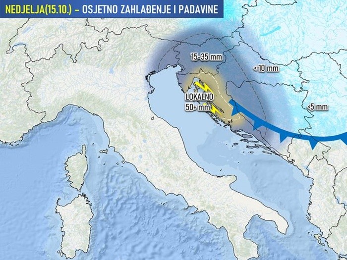 Meteorolozi najavljuju pahulje snijega u nedjelju! 
