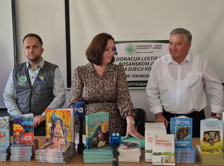 MFS-EMMAUS donirao lektire na bosanskom jeziku za djecu Kosova i Sjeverne Makedonije